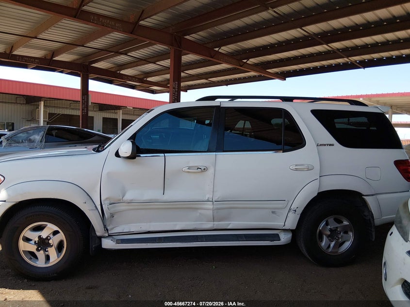 2001 Toyota Sequoia Limited V8 VIN: 5TDZT38A61S016019 Lot: 45667274
