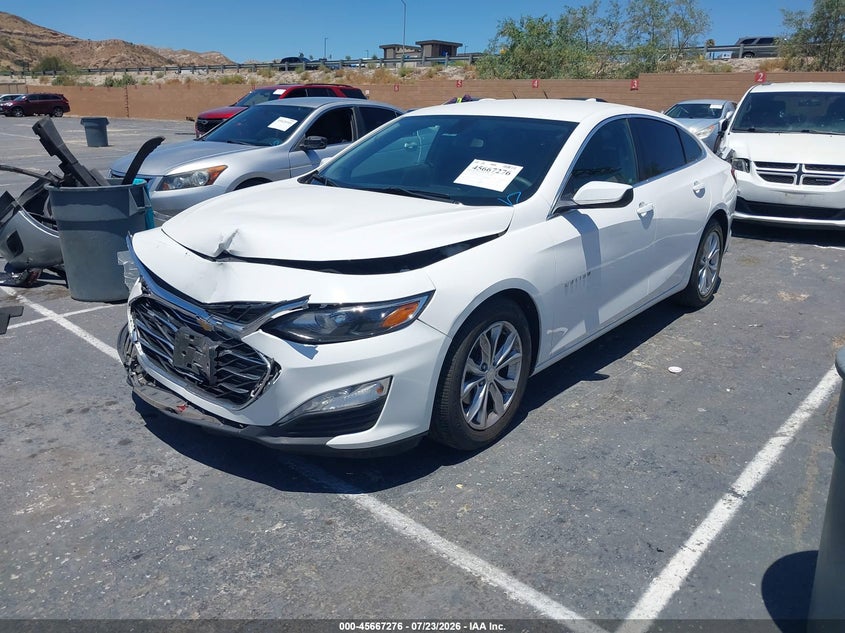 2019 Chevrolet Malibu, Удар спереду, IAAI, VIN 1G1ZD5ST5KF136343 — фото 2