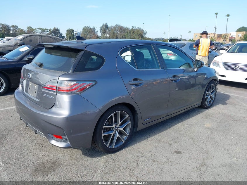 Vin: jthkd5bh4e2206557, lot: 46165880, lexus ct 200h 20144