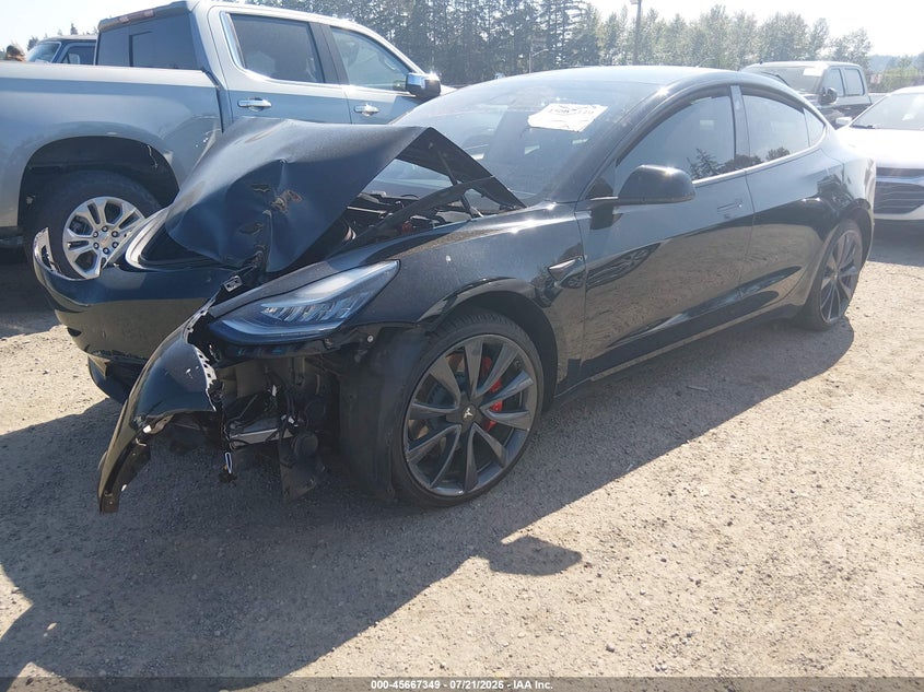 2019 Tesla Model 3 Long Range/Performance VIN: 5YJ3E1EB4KF425675 Lot: 45667349