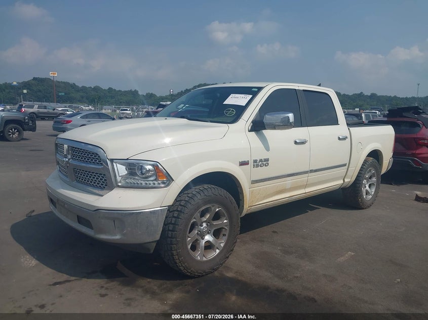 Vin: 1c6rr7nt0hs502877, lot: 46165923, ram 1500 laramie  4x4 5'7 box 20172