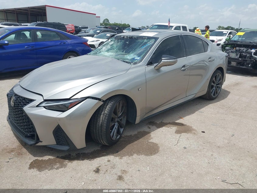 Vin: jthgz1e22n5023423, lot: 46165925, lexus is 350 f sport 20222