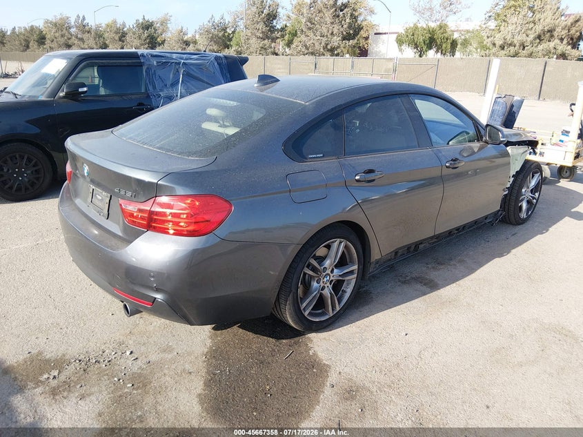 Vin: wba4b1c58gg242400, lot: 46165929, bmw 435i gran coupe 20164