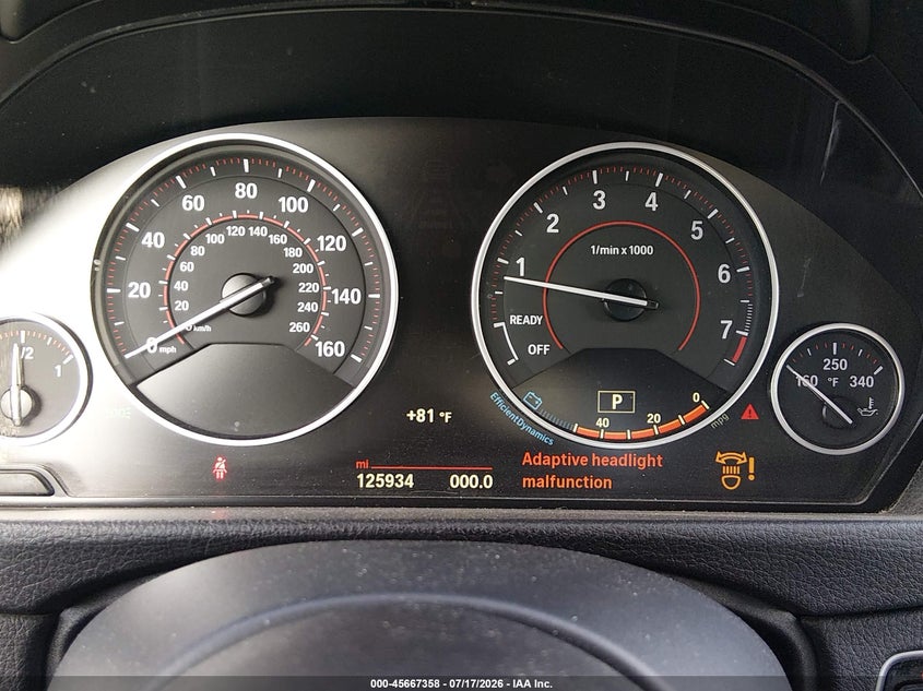 2016 BMW 435I Gran Coupe VIN: WBA4B1C58GG242400 Lot: 45667358