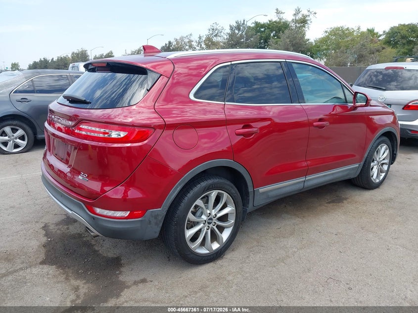 Vin: 5lmcj2c97guj30921, lot: 46165932, lincoln mkc select 20164