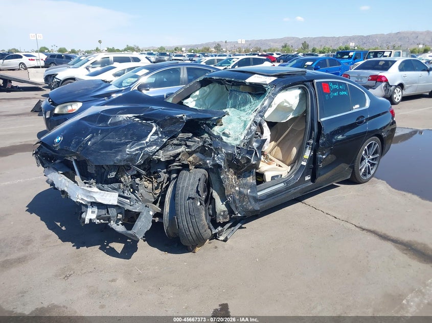 2022 BMW 330I xDrive VIN: 3MW5R7J09N8C70020 Lot: 45667373