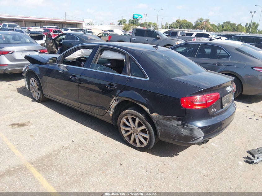 2013 Audi A4 2.0T Premium VIN: WAUFFAFL9DA167213 Lot: 45667406