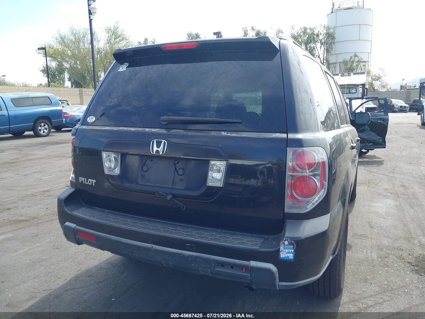 2006 Honda Pilot Ex VIN: 5FNYF28416B022426 Lot: 45667425