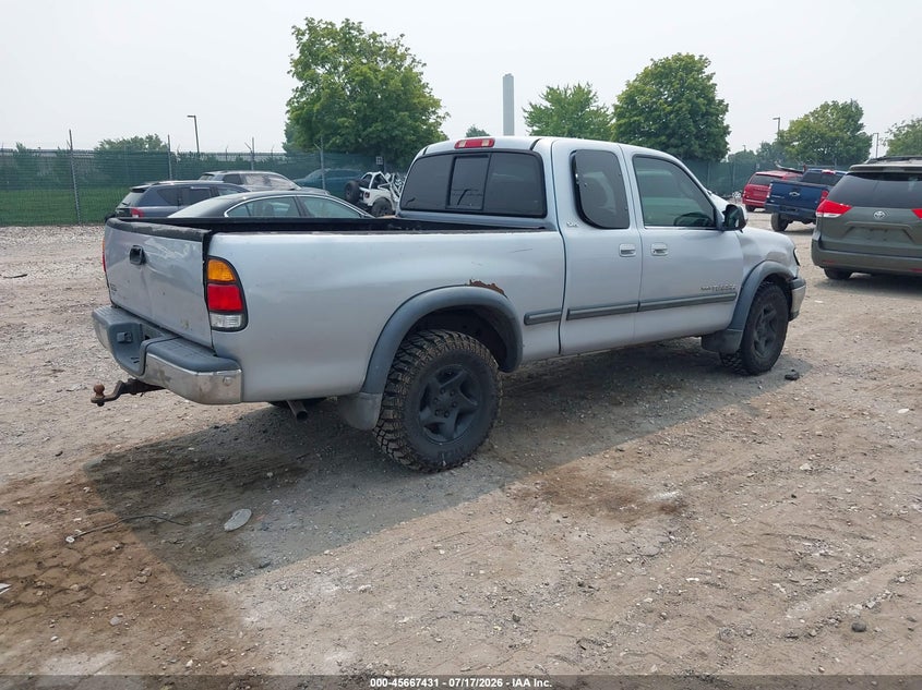 2000 Toyota Tundra Sr5 V8 VIN: 5TBBT4417YS080733 Lot: 45667431