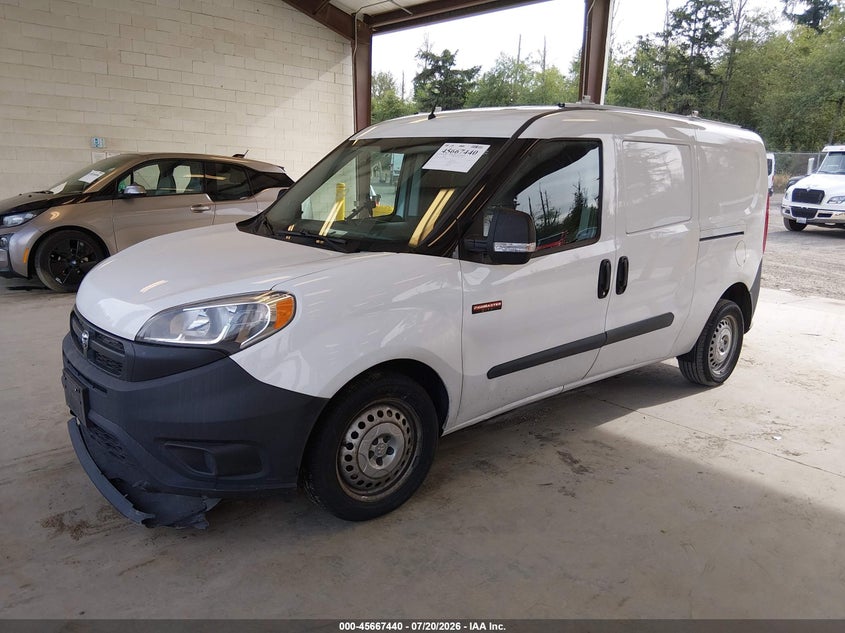 Vin: zfberfab2j6j34847, lot: 46166011, ram promaster city tradesman 20182