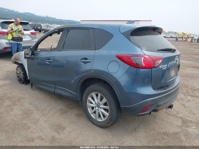 Vin: jm3ke4cy0f0431022, lot: 46166050, mazda cx-5 touring 20153