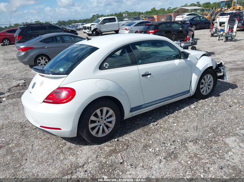 2016 Volkswagen Beetle 1.8T S VIN: 3VWF07AT7GM611837 Lot: 45667499