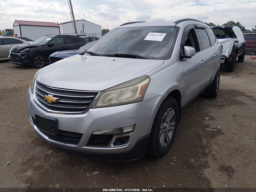 Vin: 1gnkvhkd4gj143408, lot: 46166102, chevrolet traverse lt 20162