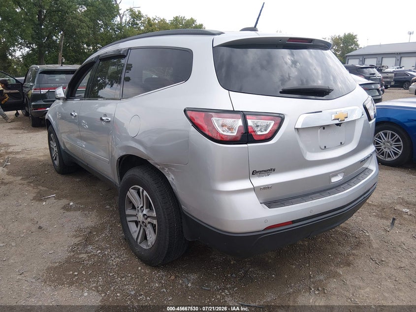 Vin: 1gnkvhkd4gj143408, lot: 46166102, chevrolet traverse lt 20163