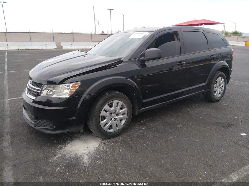 2014 DODGE JOURNEY SPORT UTILITY VEHICLE 2.4L I-4 DOHC, VVT, 173HP
