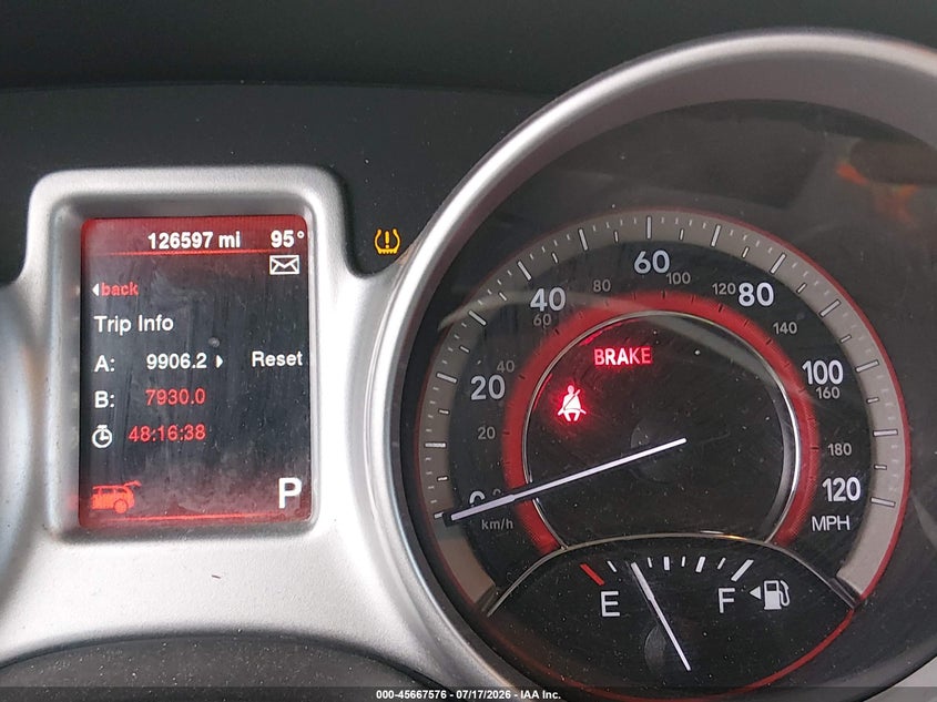 2014 DODGE JOURNEY SPORT UTILITY VEHICLE 2.4L I-4 DOHC, VVT, 173HP