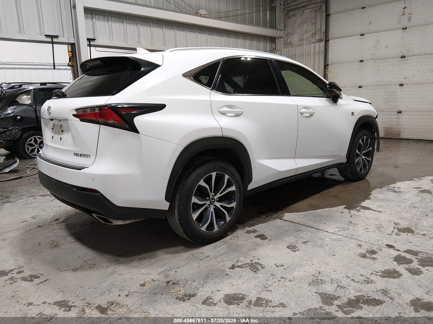 Vin: jtjbarbz9g2073045, lot: 46166183, lexus nx 200t f sport 20164