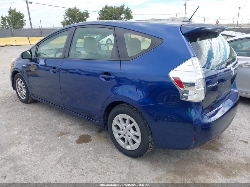 2012 TOYOTA PRIUS V auction photo 3