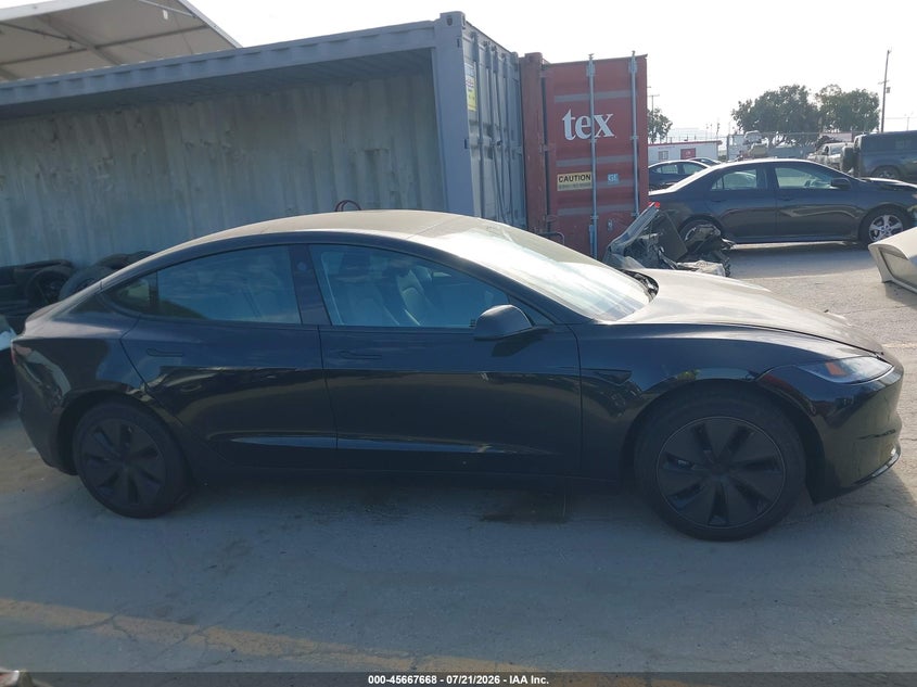 2025 Tesla Model 3 Long Range Rear-Wheel Drive/Standard Rear-Wheel Drive VIN: 5YJ3E1EA6SF030663 Lot: 45667668