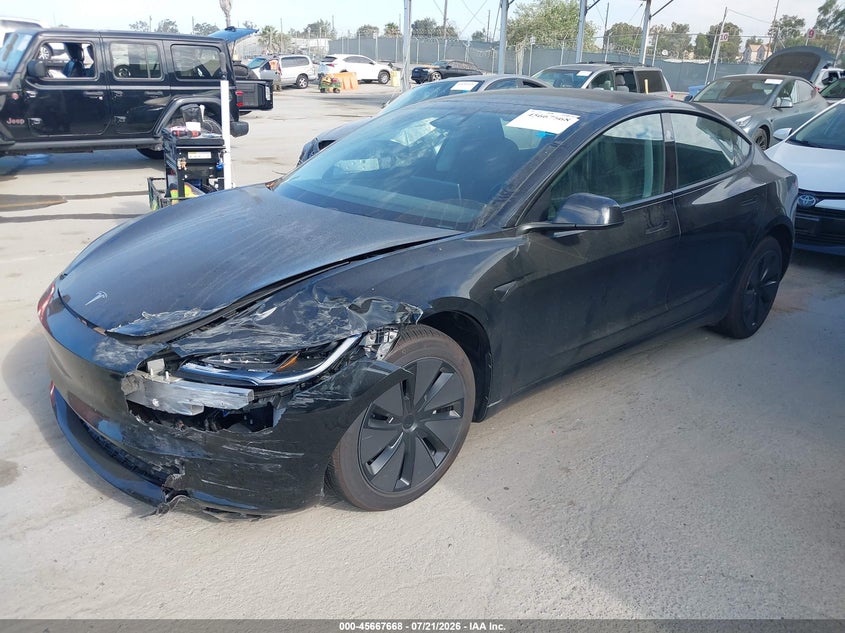 2025 Tesla Model 3 Long Range Rear-Wheel Drive/Standard Rear-Wheel Drive VIN: 5YJ3E1EA6SF030663 Lot: 45667668