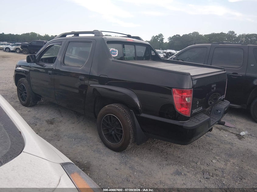 Vin: 5fpyk1f29bb008251, lot: 46166252, honda ridgeline rt 20113