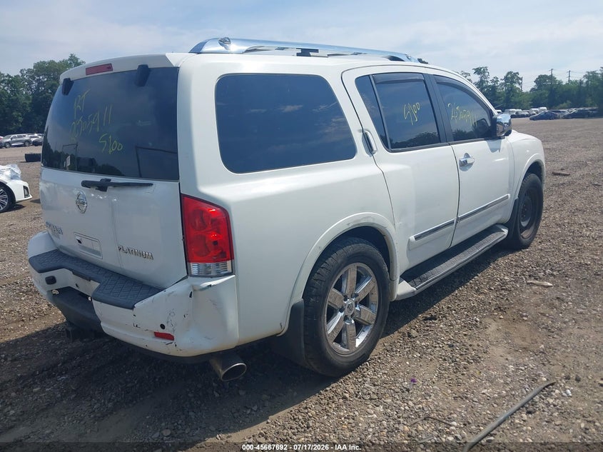 Vin: 5n1aa0nc5an610545, lot: 46166264, nissan armada platinum 20104