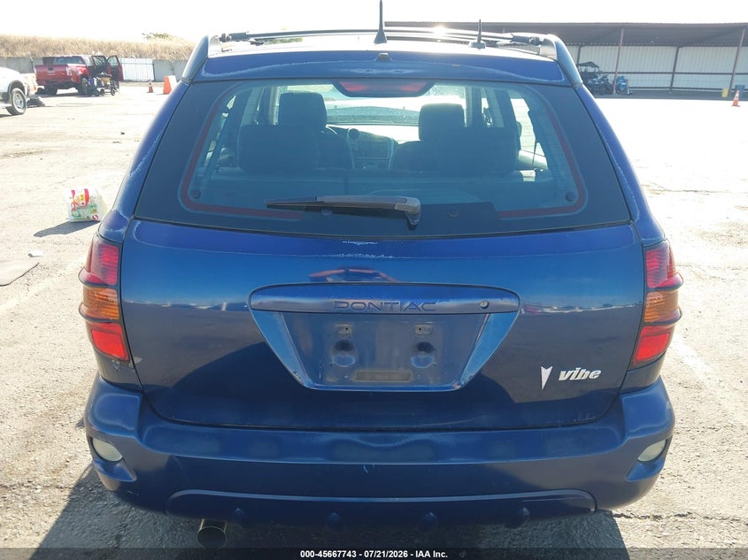 2005 Pontiac Vibe VIN: 5Y2SL63825Z412539 Lot: 45667743
