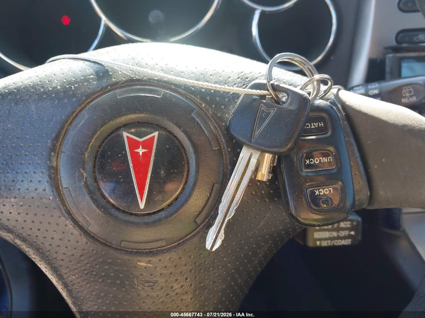 2005 Pontiac Vibe VIN: 5Y2SL63825Z412539 Lot: 45667743