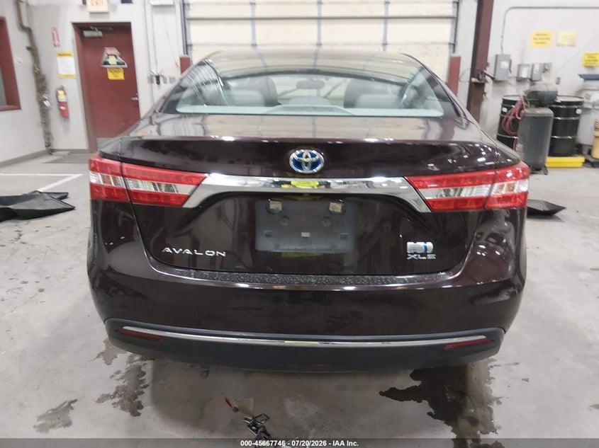 2013 Toyota Avalon Hybrid Xle Premium VIN: 4T1BD1EB9DU011604 Lot: 45667746