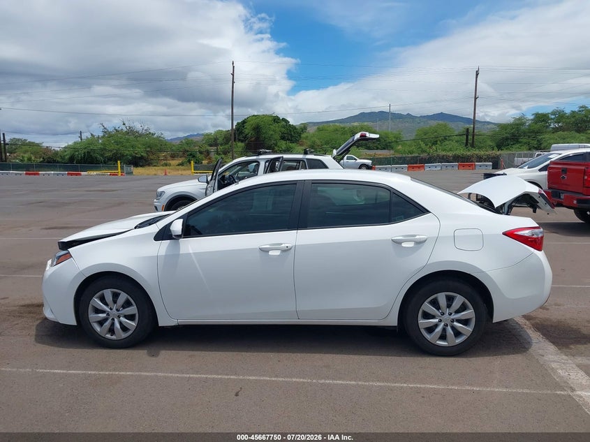 2014 Toyota Corolla Le/Le Plus/Le Premium VIN: 5YFBURHE4EP011050 Lot: 45667750