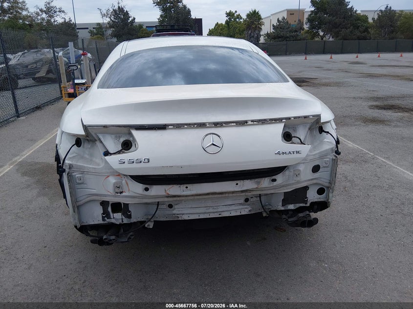 2016 Mercedes-Benz S 550 4Matic VIN: WDDXJ8FBXGA013237 Lot: 45667756