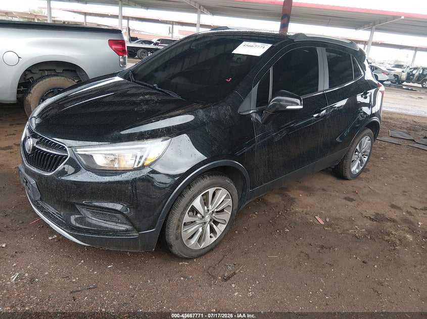 Vin: kl4cjasb9hb240074, lot: 46166343, buick encore preferred 20172