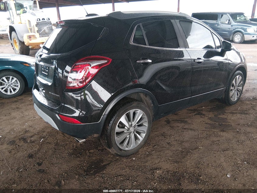 Vin: kl4cjasb9hb240074, lot: 46166343, buick encore preferred 20174
