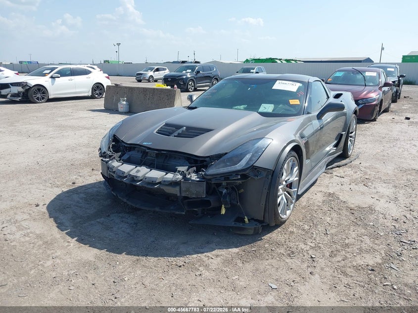 Vin: 1g1yu2d64g5606893, lot: 46166355, chevrolet corvette z06 20162