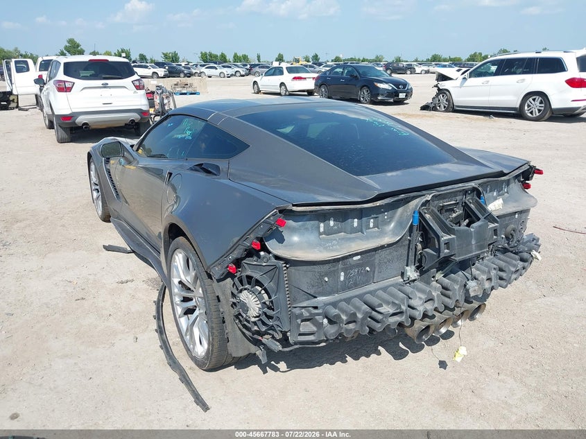 Vin: 1g1yu2d64g5606893, lot: 46166355, chevrolet corvette z06 20163