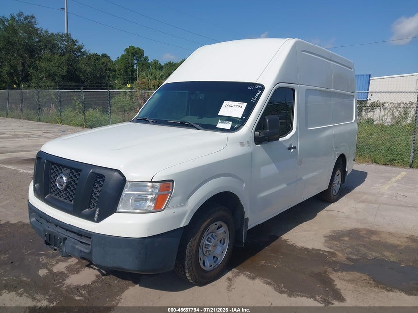 Vin: 1n6bf0lx5en102952, lot: 46166366, nissan nv cargo nv2500 hd sv v6 20142