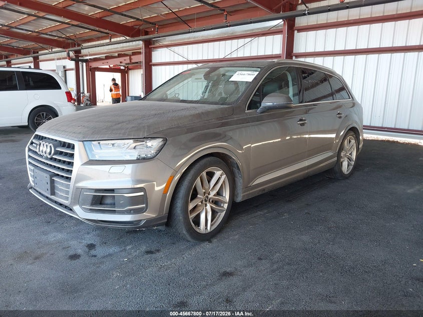 Vin: wa1vaaf72hd036011, lot: 46166372, audi q7 3.0t premium 20172