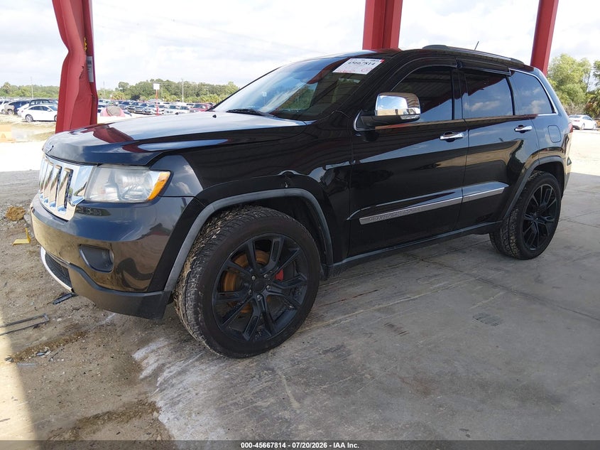 Vin: 1j4rr6gt9bc647797, lot: 46166386, jeep grand cherokee overland 20112