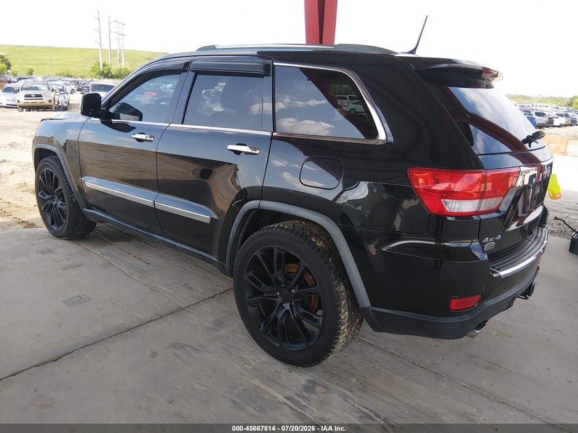 Vin: 1j4rr6gt9bc647797, lot: 46166386, jeep grand cherokee overland 20113