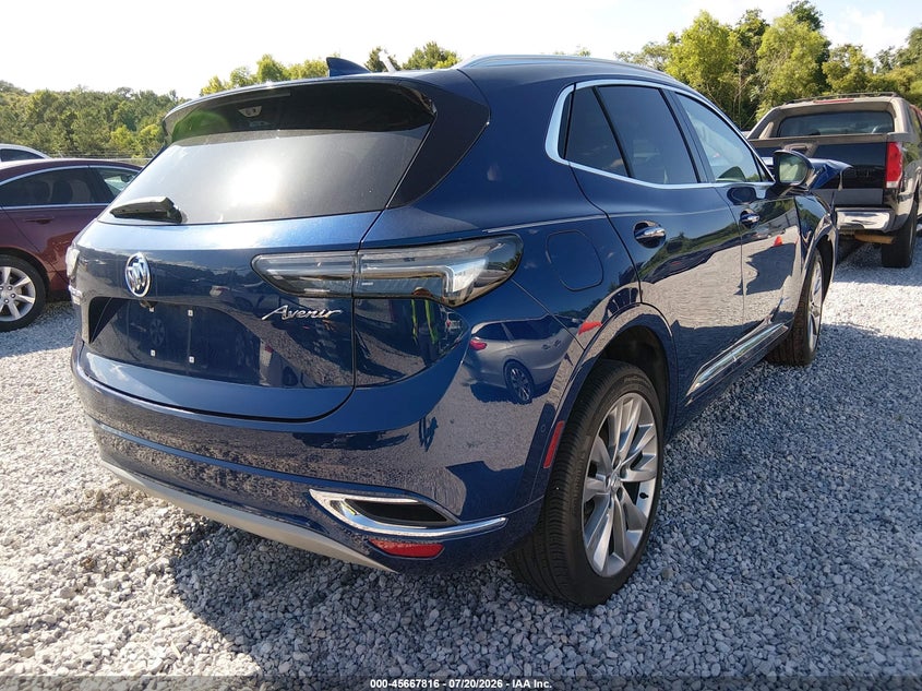 Vin: lrbfzrr4xpd022549, lot: 46166388, buick envision avenir fwd 20234