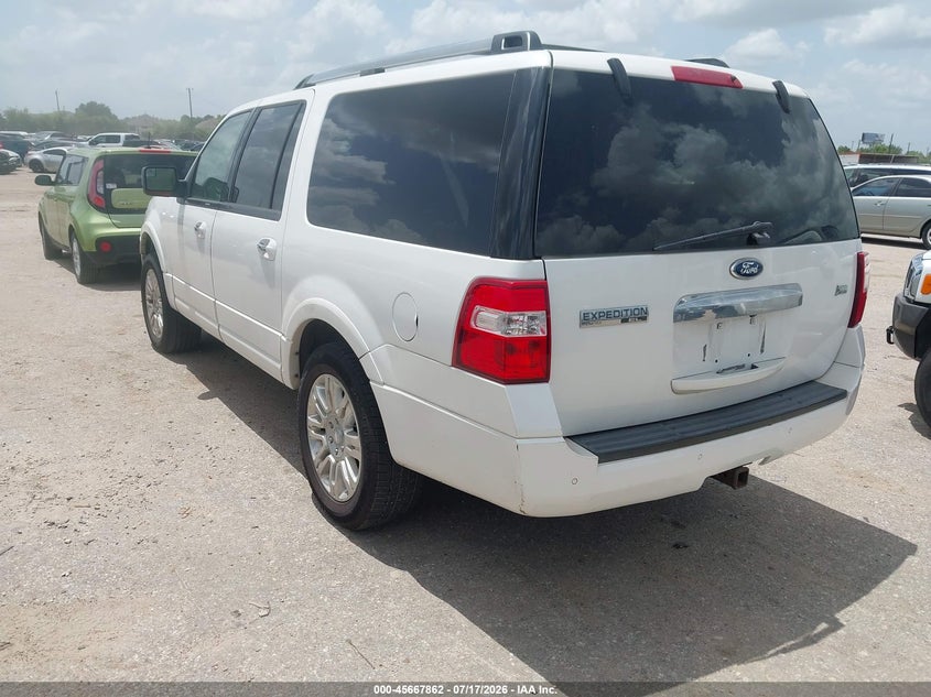 Vin: 1fmjk1k50cef09599, lot: 46166462, ford expedition el limited 20123