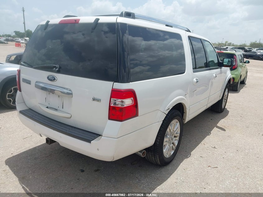 Vin: 1fmjk1k50cef09599, lot: 46166462, ford expedition el limited 20124