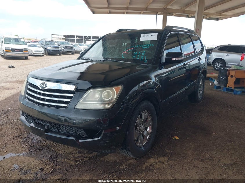 KIA BORREGO 2009 VIN KNDJJ741195025762