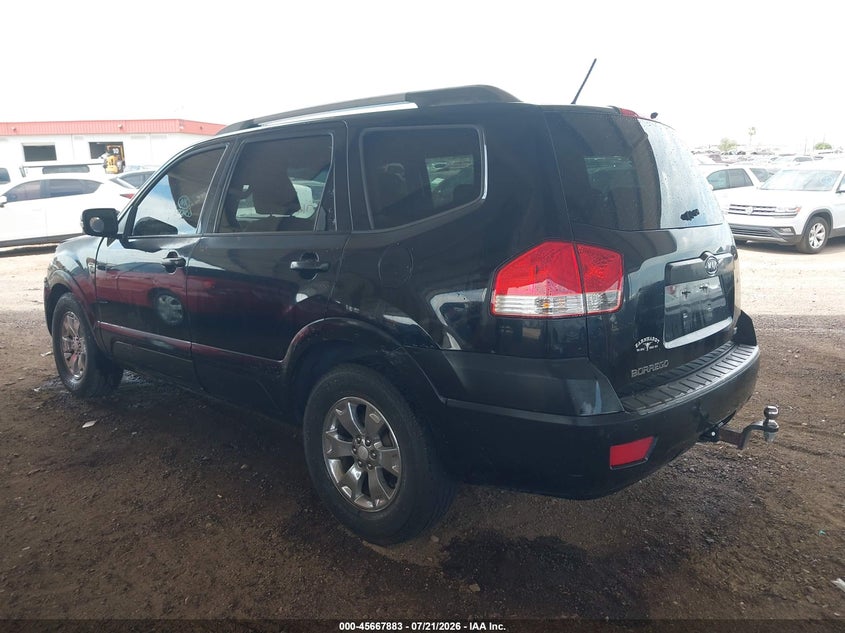 KIA BORREGO 2009 VIN KNDJJ741195025762