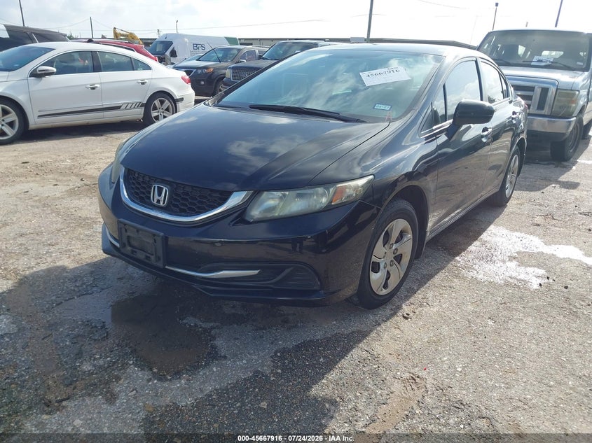Vin: 19xfb2f58fe046193, lot: 46166516, honda civic lx 20152