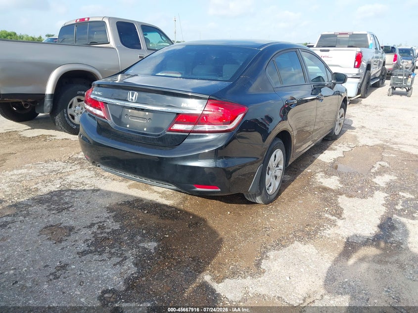 Vin: 19xfb2f58fe046193, lot: 46166516, honda civic lx 20154