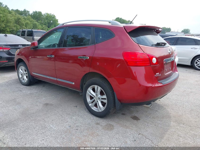 Vin: jn8as5mt4cw259421, lot: 46166538, nissan rogue sv 20123
