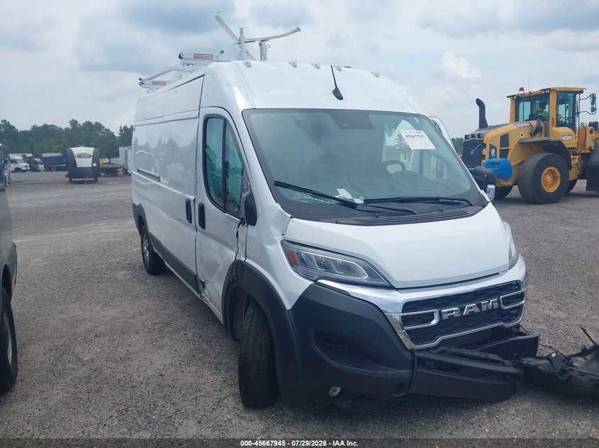 Vin: 3c6lrvdgxse554705, lot: 46166546, ram promaster 2500 slt+ high roof 159 wb 2025 img_1