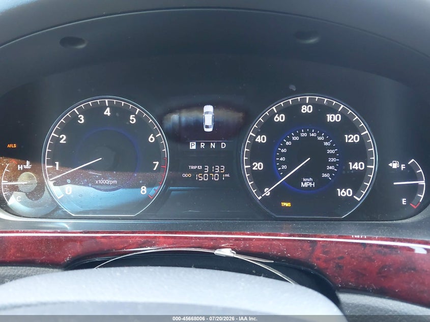 2013 Hyundai Equus Signature VIN: KMHGH4JH4DU058108 Lot: 45668006