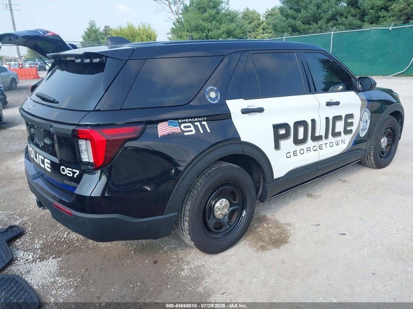 Vin: 1fm5k8ac0sga54847, lot: 46166610, ford police interceptor utility 20254